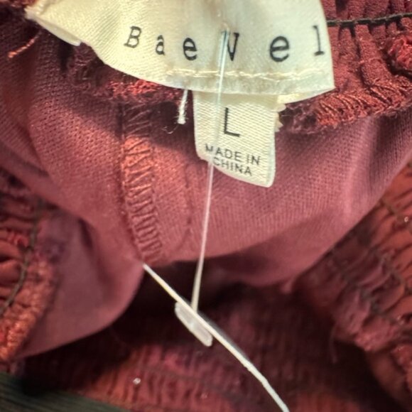 BaeVely Burgundy Mini Skirt - NWT - Picture 6 of 7